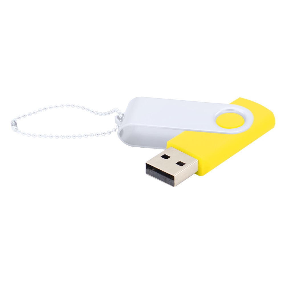 Флешка Designer To Go 2.0 USB 16Gb, желтый/белый - 3033R.06.01