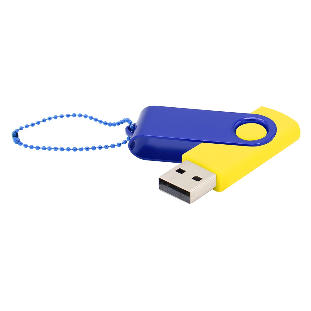 Флешка Designer To Go 2.0 USB 16Gb, желтый/синий - 3033R.06.03