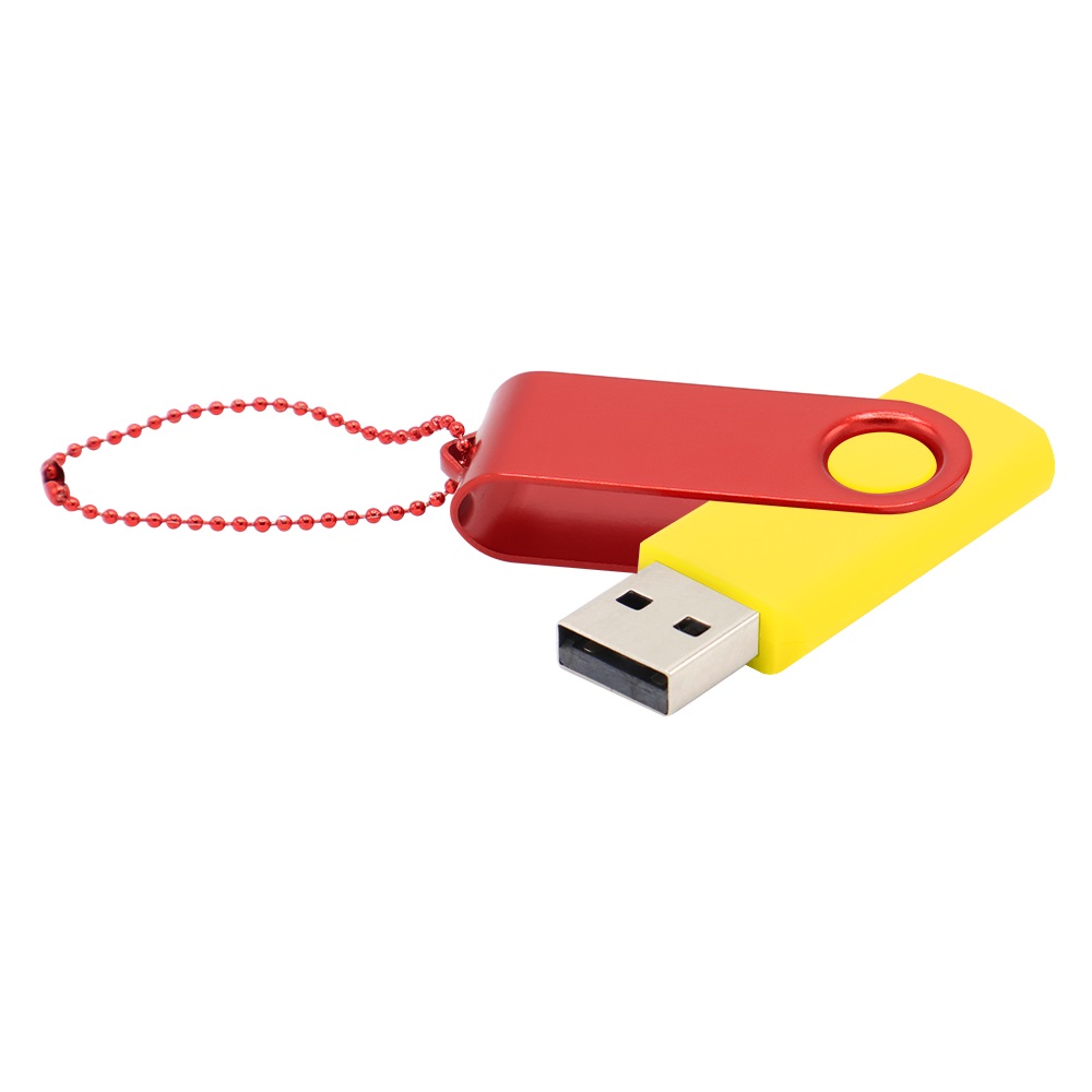 Флешка Designer To Go 2.0 USB 16Gb, желтый/красный - 3033R.06.05