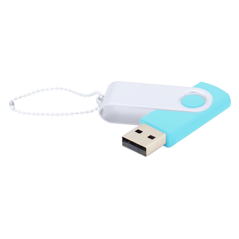 Флешка Designer To Go 2.0 USB 16Gb, бирюзовый/белый - 3033R.17.01