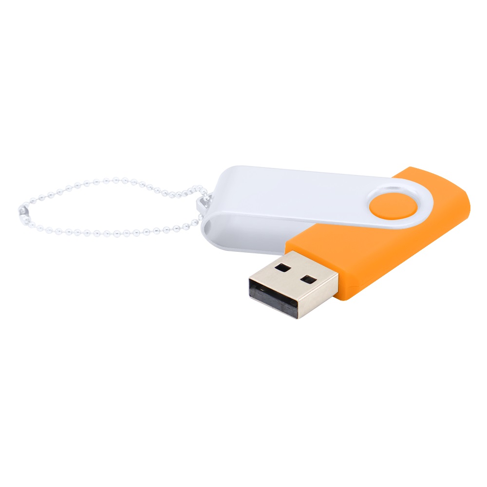 Флешка Designer To Go 2.0 USB 16Gb, оранжевый/белый - 3033R.07.01