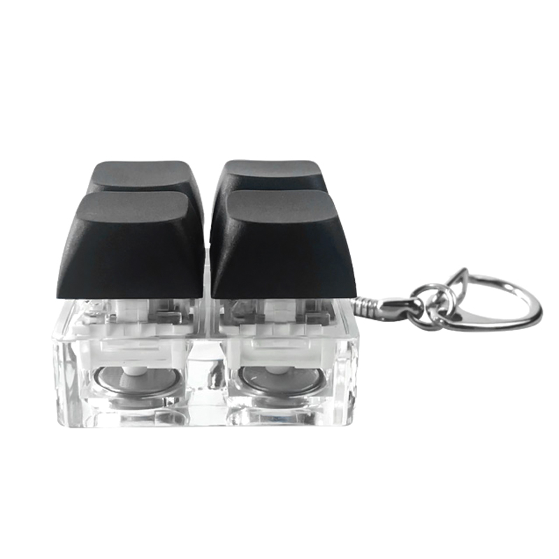 Брелок Press Anti Stress с LED подсветкой, черный - 12038.02