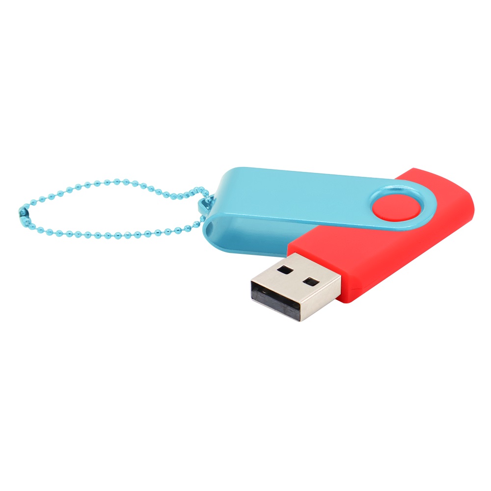 Флешка Designer To Go 2.0 USB 16Gb, красный/бирюзовый - 3033R.05.17