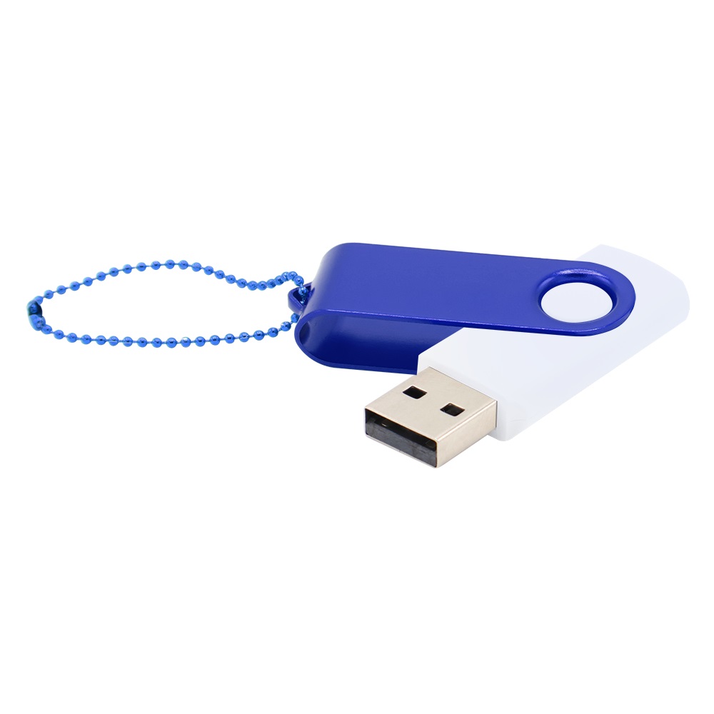 Флешка Designer To Go 2.0 USB 16Gb, белый/синий - 3033R.01.03