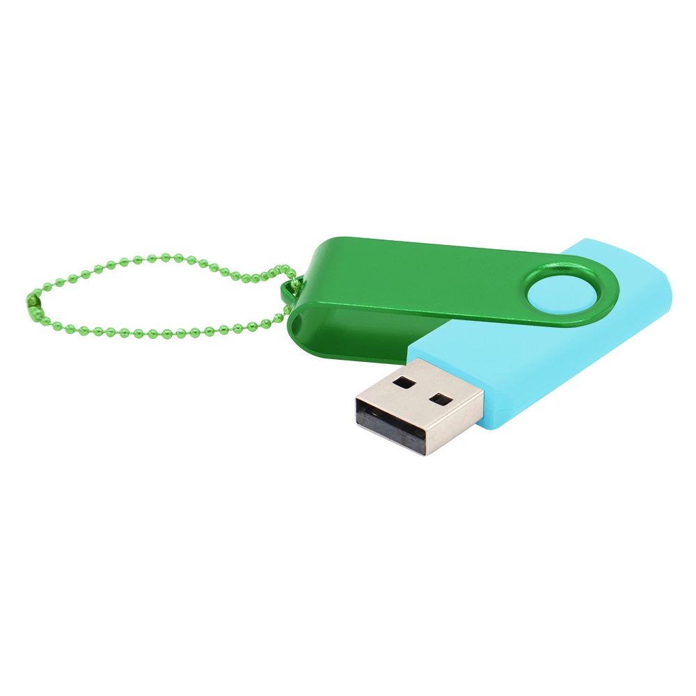 Флешка Designer To Go 2.0 USB 16Gb, бирюзовый/зеленый - 3033R.17.04