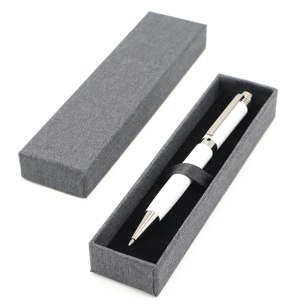 Ручка Senator в коробке Collin, белая - 54077.01