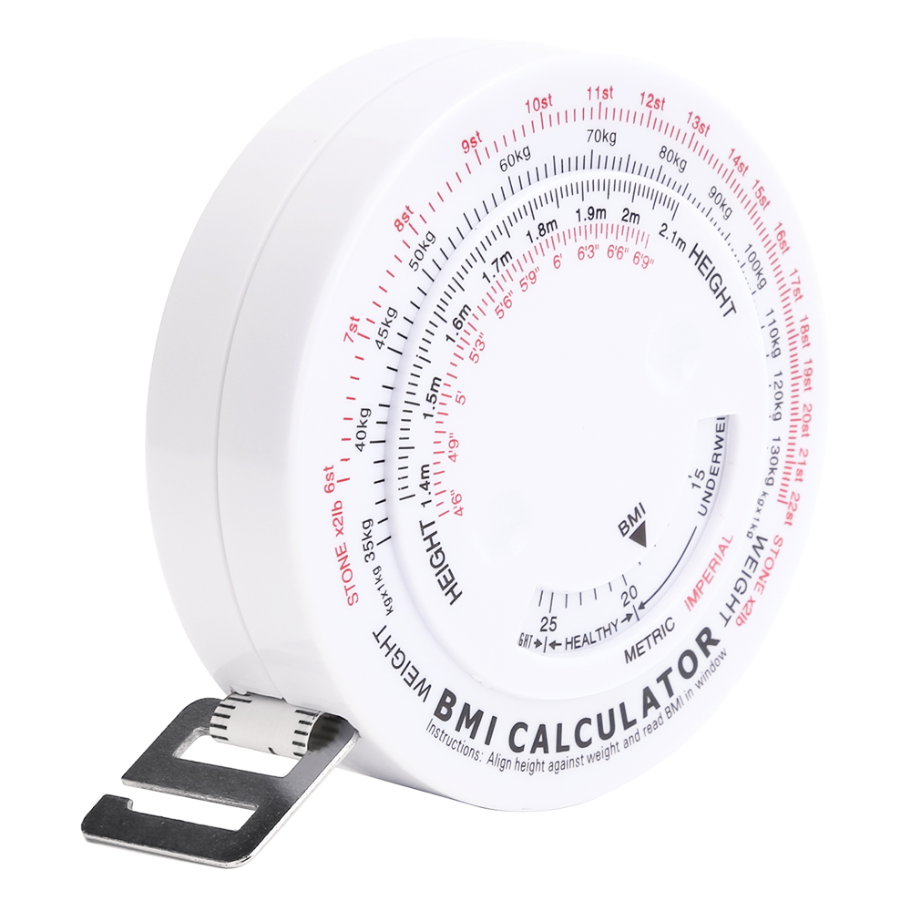 Рулетка Биометрическая 150см BMi-53, белая - 39016.01