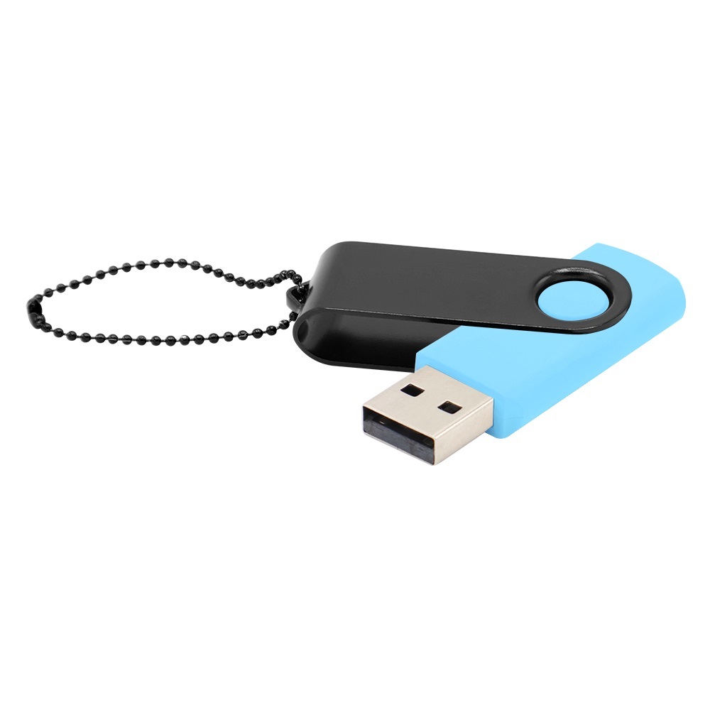 Флешка Designer To Go 2.0 USB 16Gb, голубой/черный - 3033R.08.02